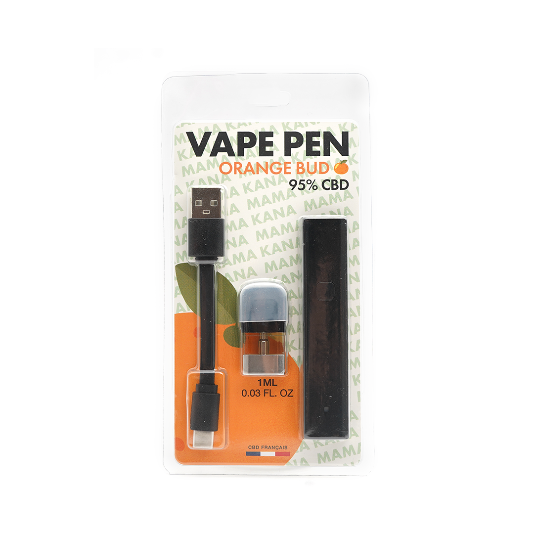 Penna da svapo CBD Orange Bud - Gusto fruttato intenso Penna da svapo CBD Orange Bud - Gusto fruttato intenso